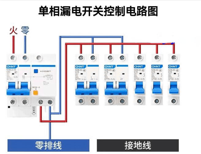 三相四線制電路中可以使用單相漏電保護器嗎？